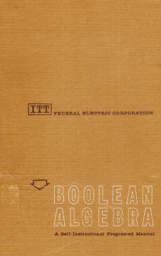 boolean algebra a self-instructional programed manual