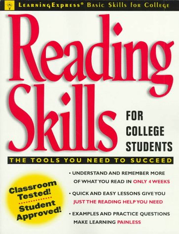 Reading Skills for College Students (Learningexpress Basic Skills for College) (9780130802583) by Chesla, Elizabeth L.
