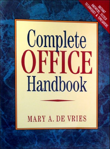 Beispielbild fr Complete Office Handbook: Borders Press Edition zum Verkauf von Wonder Book