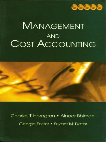 Management and Cost Accounting - Horngren, C.T; Et Al.