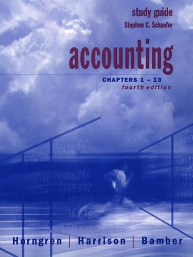 Beispielbild fr Accounting: Chapters 1-13 zum Verkauf von HPB-Red