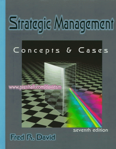 Imagen de archivo de Strategic Management: Concepts and Cases (7th Edition) a la venta por BookHolders