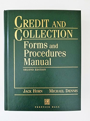 Stock image for Credit and Collection Forms and Procedures Manual for sale by Gulf Coast Books