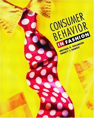 Stock image for CONSUMER BEHAVIOUR FASHION for sale by Iridium_Books