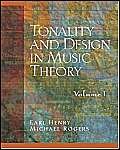 Stock image for Tonality and Design in Music Theory, Volume I for sale by Goodwill