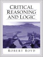 Stock image for Critical Reasoning and Logic for sale by Hippo Books
