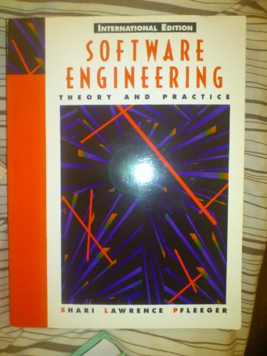 Beispielbild fr Software Engineering: Theory and Practice zum Verkauf von WorldofBooks