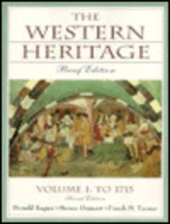 Stock image for Western Heritage, The: Brief Edition, Vol. I to 1715 Chap. 1-15 for sale by Wonder Book