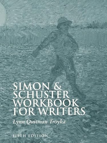 Stock image for Simon and Schuster Workbook for Writers for sale by Better World Books