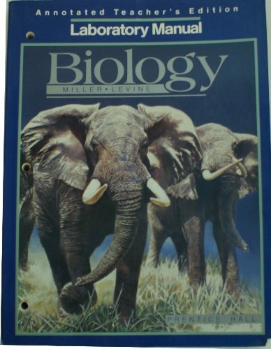 Stock image for Annotated Teacher's Edition Laboratory Manual Biology for sale by Better World Books