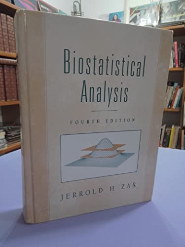 9780130815422: Biostatistical Analysis: United States Edition