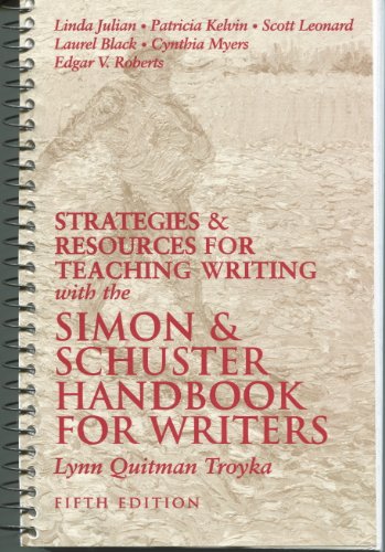 Stock image for Simon & Schuster Handbook for Writers (Strategies & Resources for Teaching Writing) Fifth Edition for sale by Decluttr