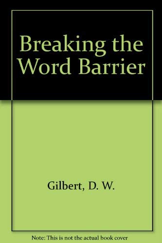 9780130816610: Breaking the Word Barrier