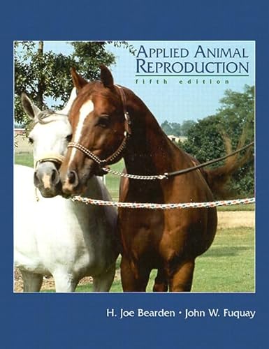 Beispielbild fr Applied Animal Reproduction (5th Edition) zum Verkauf von BooksRun