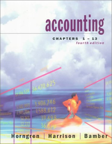 Stock image for Accounting, Chapters 1-13 (4th Edition) for sale by HPB-Red