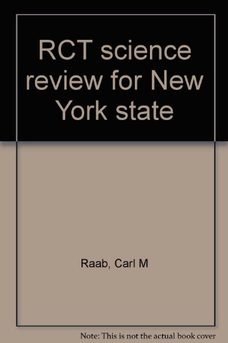 Beispielbild fr RCT science review for New York state zum Verkauf von SecondSale