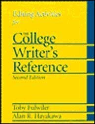 Imagen de archivo de College Writers Reference : Editing Activities a la venta por Better World Books