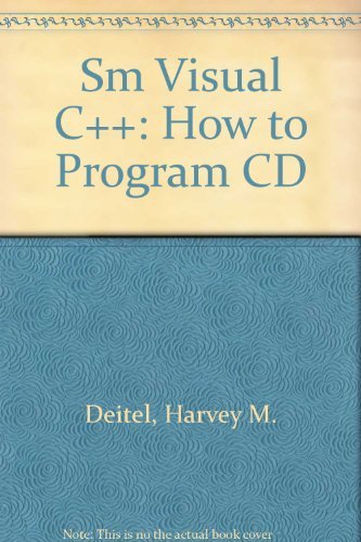 9780130826596: Sm Visual C++: How to Program CD