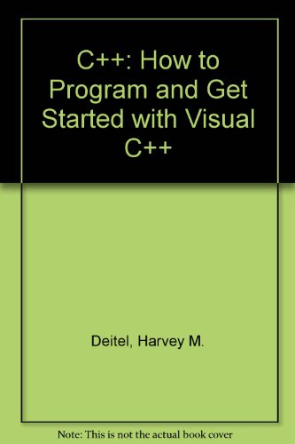9780130827142: C++ How to Program and Getting Started with Visual C++ 5.0 Package (Bk/CD-ROM)