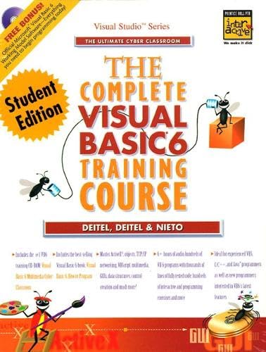 Beispielbild fr Complete Visual Basic6 Training Crs Stud Ed zum Verkauf von BookHolders