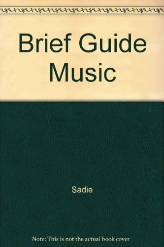 9780130829597: Stanley Sadie's Brief Guide to Music