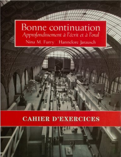 Beispielbild fr Bonne Continuation: Workbook/Lab Manual zum Verkauf von BooksRun