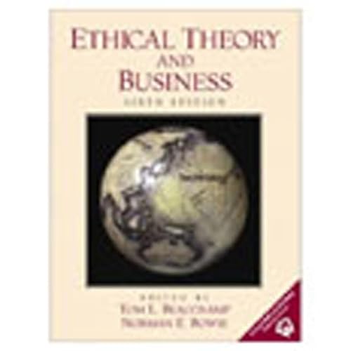 Beispielbild fr Ethical Theory and Business zum Verkauf von Better World Books: West