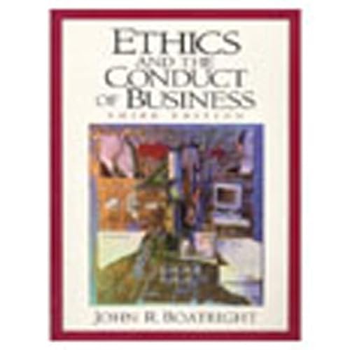 Beispielbild fr Ethics and the Conduct of Business zum Verkauf von Basi6 International