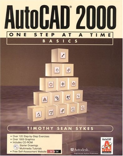 9780130832108: AutoCAD 2000: One Step at a Time Basics