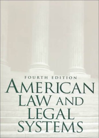 Stock image for American Law and Legal Systems (4th Edition) for sale by HPB-Red