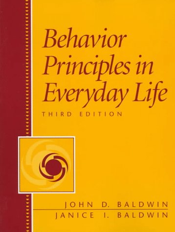 Imagen de archivo de Behavior Principles in Everyday Life a la venta por Wonder Book