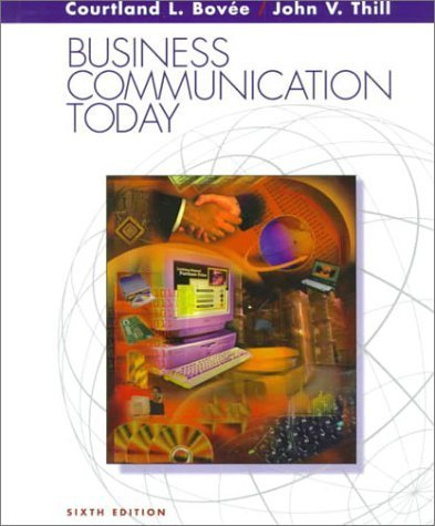 Beispielbild fr Business Communication Today (6th Edition) zum Verkauf von Wonder Book