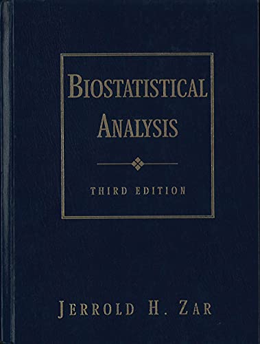 Imagen de archivo de Biostatistical Analysis a la venta por ThriftBooks-Dallas