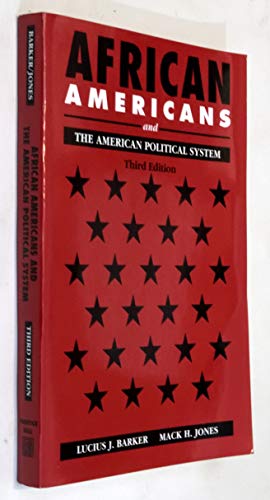 Imagen de archivo de African Americans and the American Political System a la venta por SecondSale