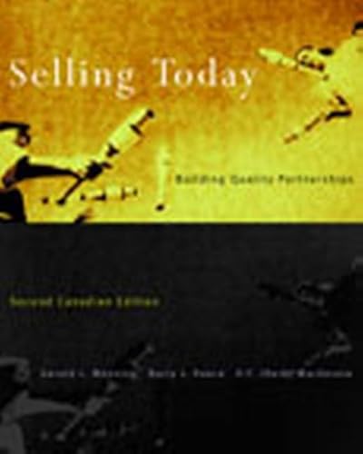 Stock image for Selling Today : Building Quality Partnerships for sale by Better World Books