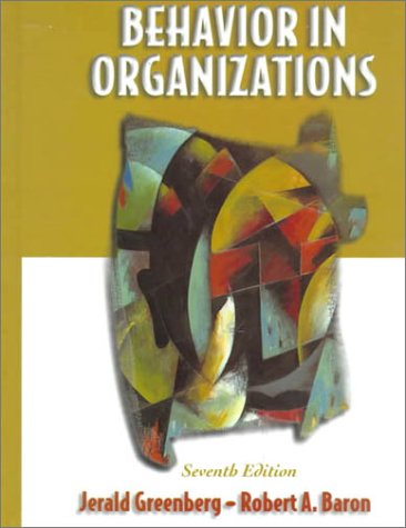 9780130850263: Behavior in Organizations: United States Edition