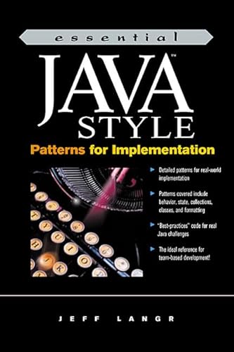 Stock image for Essential Java Style: Patterns for Implementations (Essential (Prentice Hall)) for sale by medimops