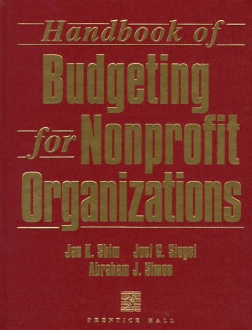 9780130855800: Handbook of Budgeting for Nonprofit Organizations