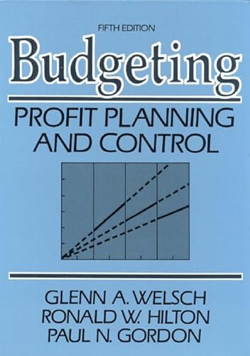 Stock image for Budgeting: Profit Planning and Control: International Edition for sale by WorldofBooks