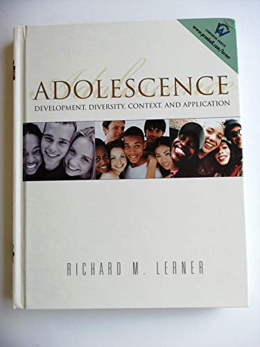 Beispielbild fr Adolescence : Development, Diversity, Context and Application zum Verkauf von Better World Books