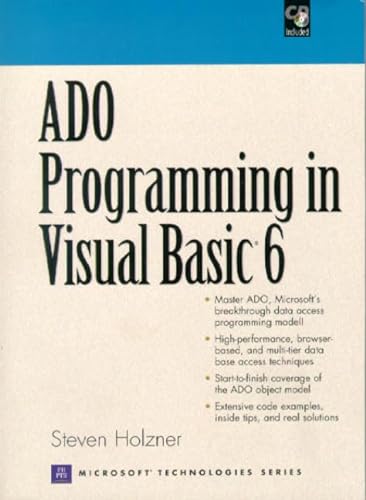 Imagen de archivo de ADO Programming in Visual Basic 6 a la venta por BookHolders