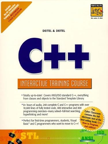 C++ Interactive Training Course (9780130858740) by Deitel, Harvey M.