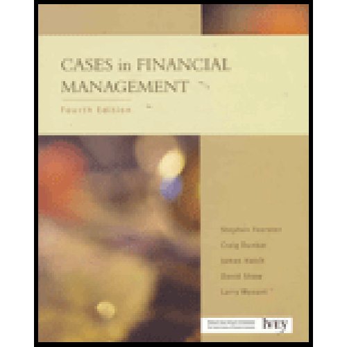 Imagen de archivo de Cases in Financial Management (4th Edition) a la venta por Irish Booksellers