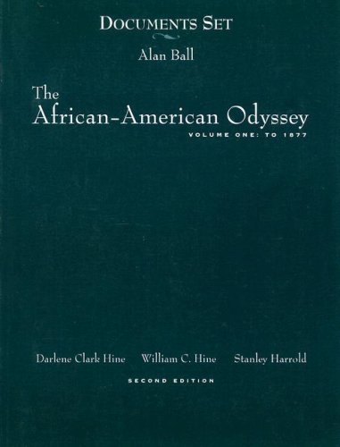 The African-American Odyssey to 1877 (9780130862983) by Hine, Darlene Clark; Hine, William C.; Harrold, Stanley