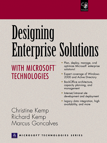 9780130867568: Designing Enterprise Solutions with Microsoft Technologies