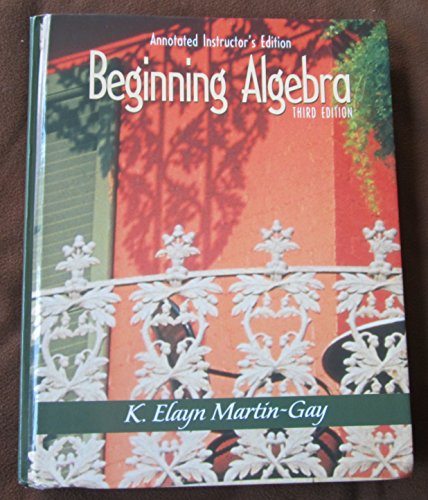 Imagen de archivo de Beginning Algebra a la venta por UHR Books