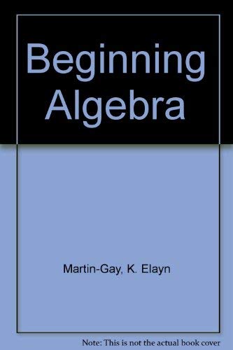 Imagen de archivo de Beginning Algebra a la venta por SUNSET BOOKS