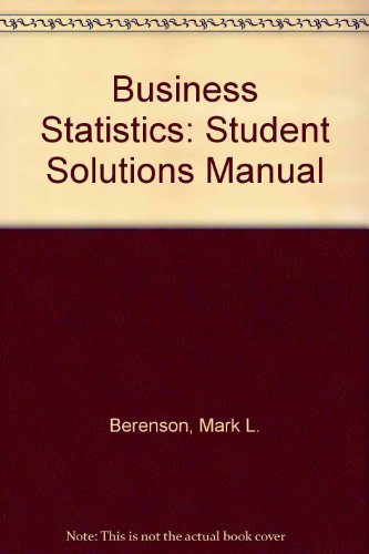 9780130867797: Student Solutions Manual