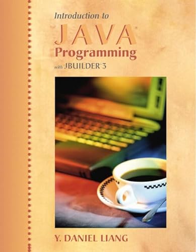 Stock image for Introduction to Java Programming With Jbuilder 3 for sale by Austin Goodwill 1101