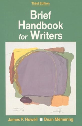 Stock image for Brief Handbook for Writers, 3rd Edition for sale by SecondSale
